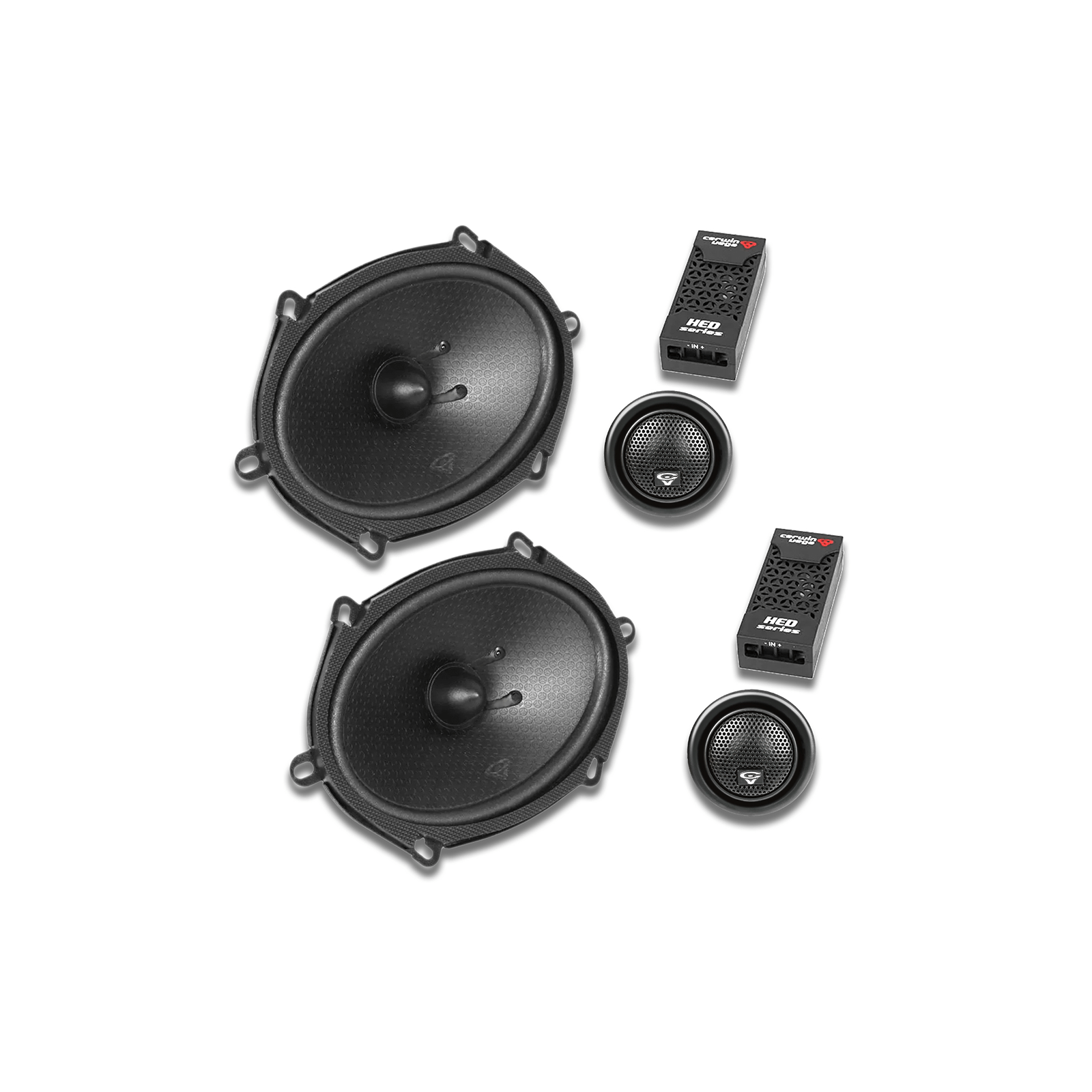 H68C - HED 6"x8” 2 - Way Component Full Range Speaker Set - Cerwin Vega